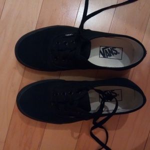 Vans authentic all black